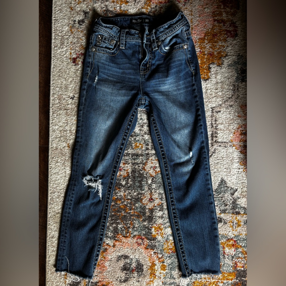 Miss Me Cropped Straight Jeans